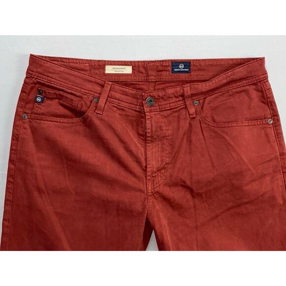 AG The Graduate Tailored Leg Sateen Jeans. Red, Men's 34X28. Runs Big. GUC! - Picture 6 of 9
